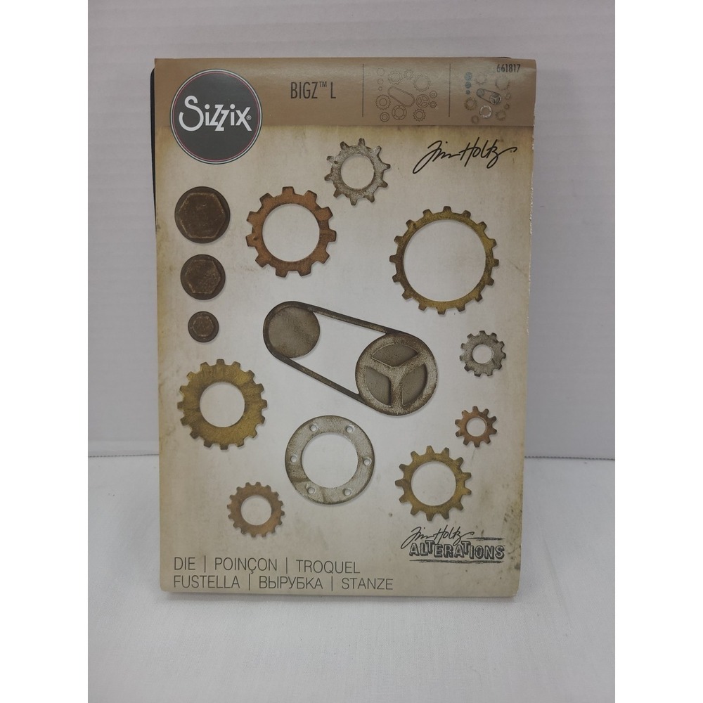 Sizzix Bigz L Die Tim Holtz Alterations Industrial 661817